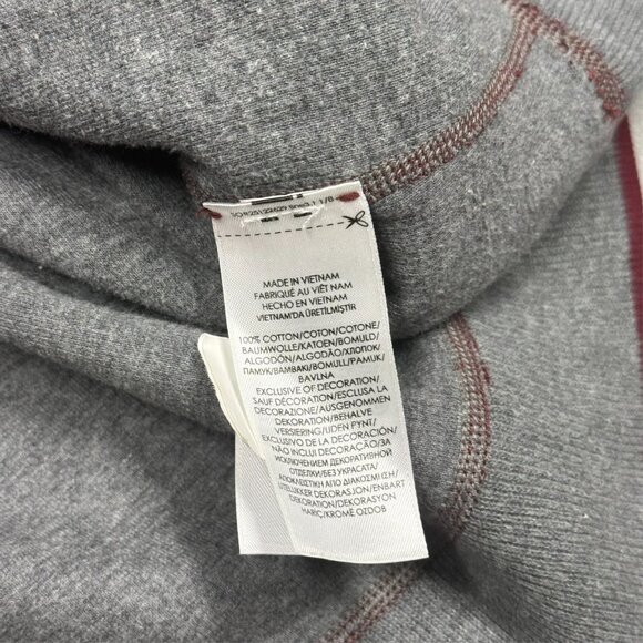 Polo Ralph Lauren 1/4 Zip Jersey Knit Sweater Pullover Cotton Red Large - Picture 6 of 6